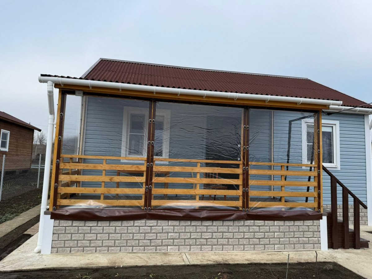 Мягкие окна из ПВХ 500 МКР. (ОКАНТОВКА ПВХ), 1 М.КВ.